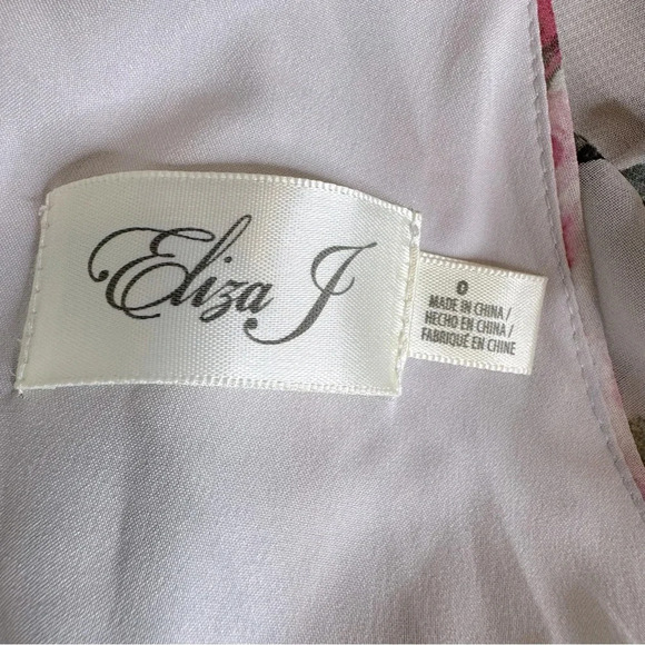 Eliza J Floral Print Halter Neck Maxi Dress with Bow at Back Size 0 NWT - Picture 13 of 15